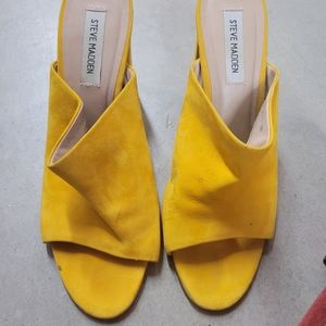 Yellow Steve Madden Heels